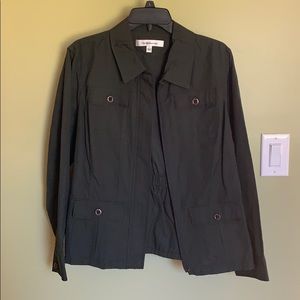 Croft&Barrow army green jacket